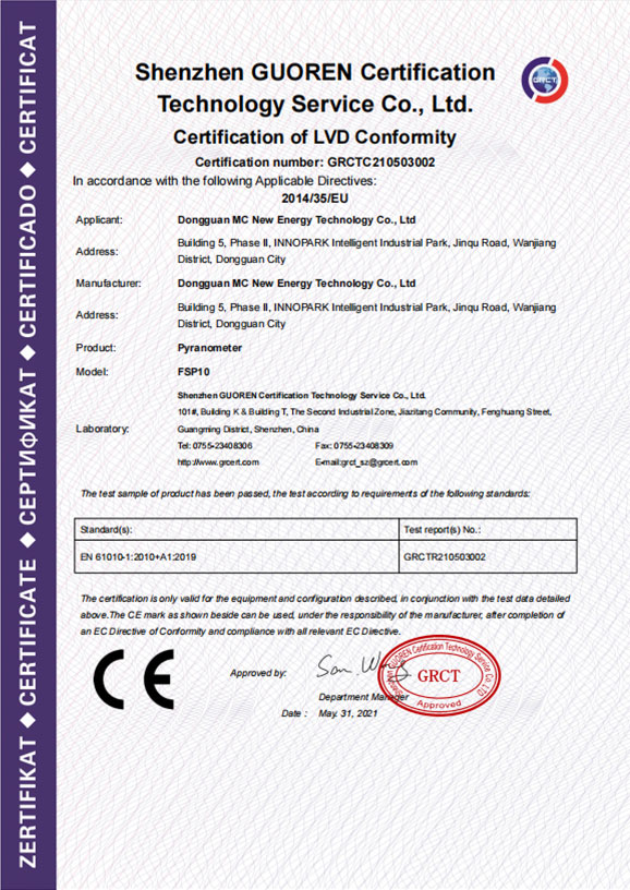 FSP10-Pyranometer