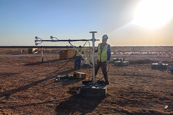 MC New Energy Solar Weather Stations Deployed at Saudi Arabia's NREP Round 5 Al Sadawi 2GW Solar Project
